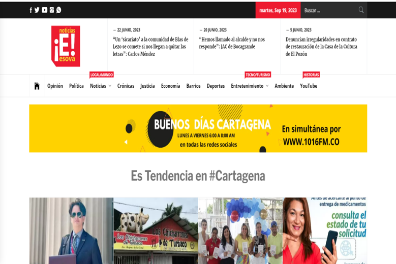 ESO VA NOTICIAS | Cartagena